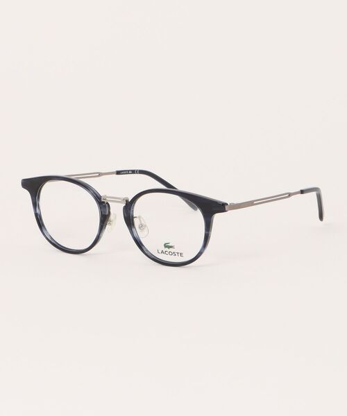 伊達メガネ メガネ 眼鏡 「LACOSTE/ラコステ」ボストン メガネ L2857A 215 メンズ レディース