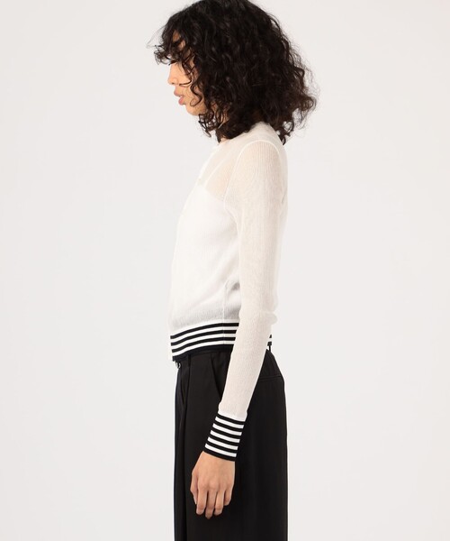 「CABaN」 ニットカーディガン FREE ブラック系その他 レディース_画像4