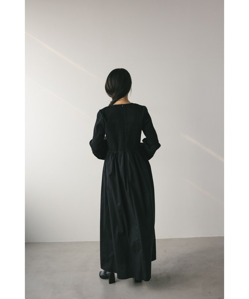 「STYLEMIXER」 長袖ワンピース MEDIUM ブラック レディース_画像4