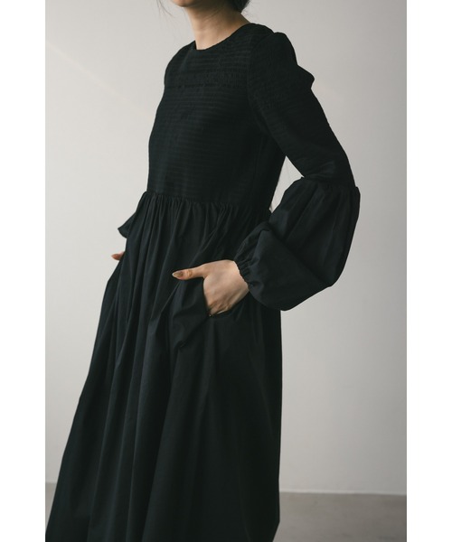 「STYLEMIXER」 長袖ワンピース MEDIUM ブラック レディース_画像6