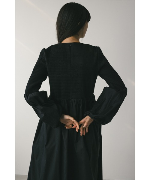 「STYLEMIXER」 長袖ワンピース MEDIUM ブラック レディース_画像7