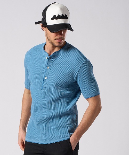 wjk キャップ 帽子 mko13371- wave cut-off mesh cap メッシュキャップ