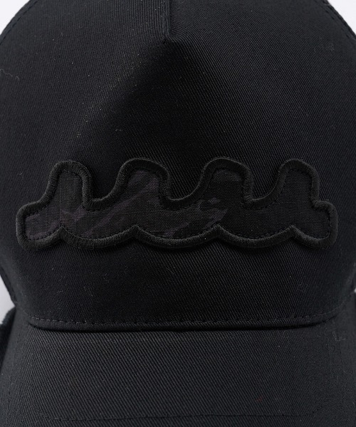wjk キャップ 帽子 mko13371- wave cut-off mesh cap メッシュキャップ