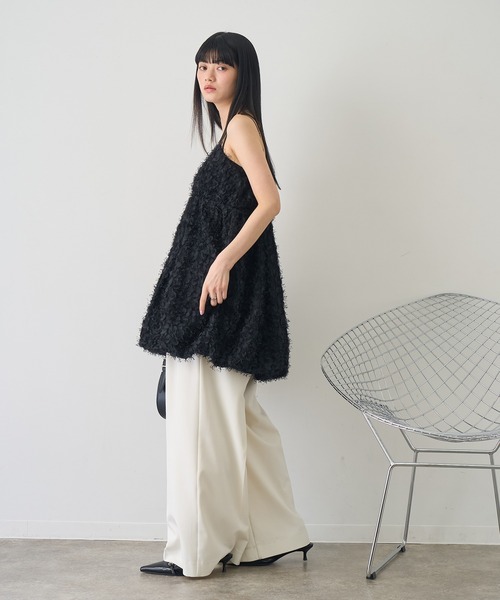 NOGLE ワンピース 「NOGLE/ノグル」ペタルシャギーバルーンミニキャミ