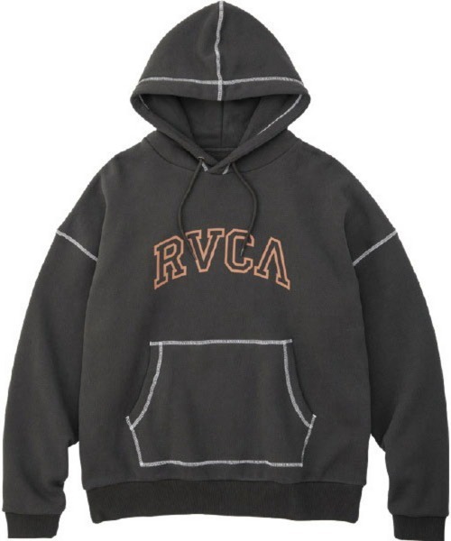 「RVCA」 プルオーバーパーカー L ブラック メンズ_画像2