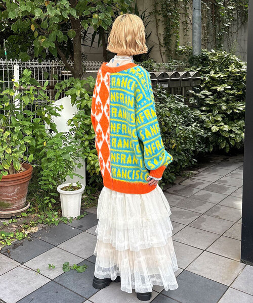 「HELLO.SANFRANCISCO」 フレアスカート ONE SIZE ピンク レディース_画像7