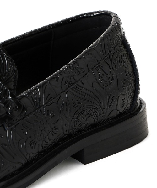 「London Shoe Make」 ローファー UK9.5 ブラック メンズ_画像8