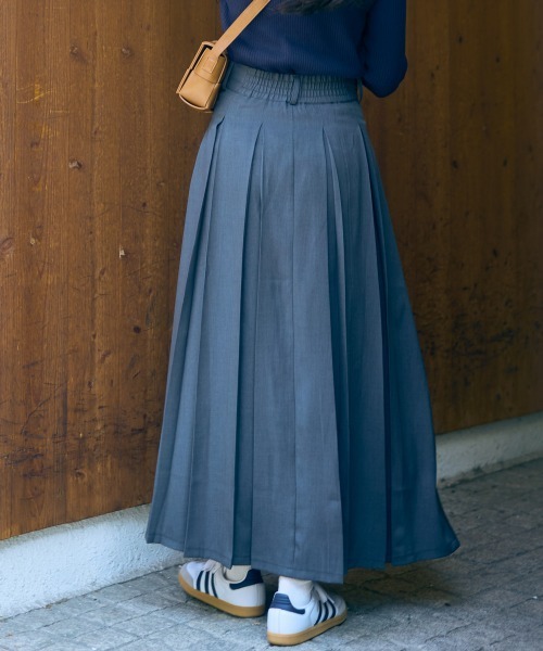 「slattgir」 プリーツスカート M グレー レディース_画像3