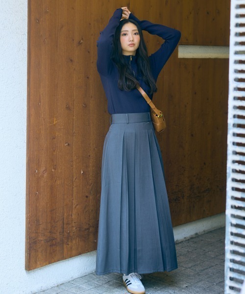 「slattgir」 プリーツスカート M グレー レディース_画像5