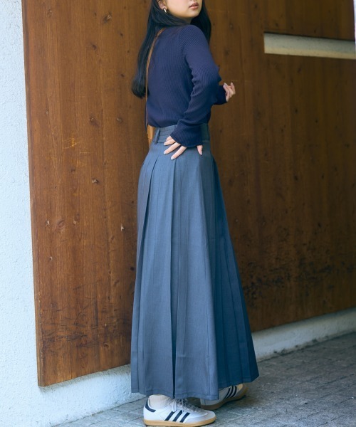 「slattgir」 プリーツスカート M グレー レディース_画像6