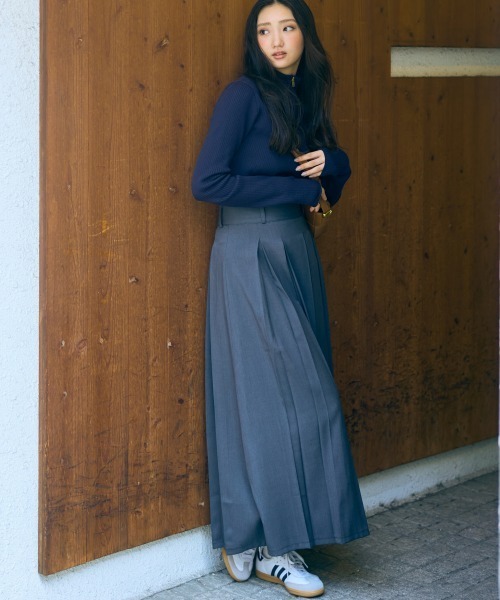 「slattgir」 プリーツスカート M グレー レディース_画像8