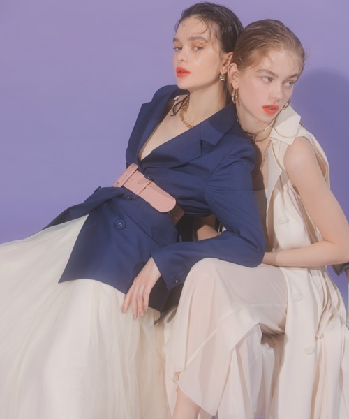 「EIMY ISTOIRE」 ベルト FREE ホワイト レディース_画像4