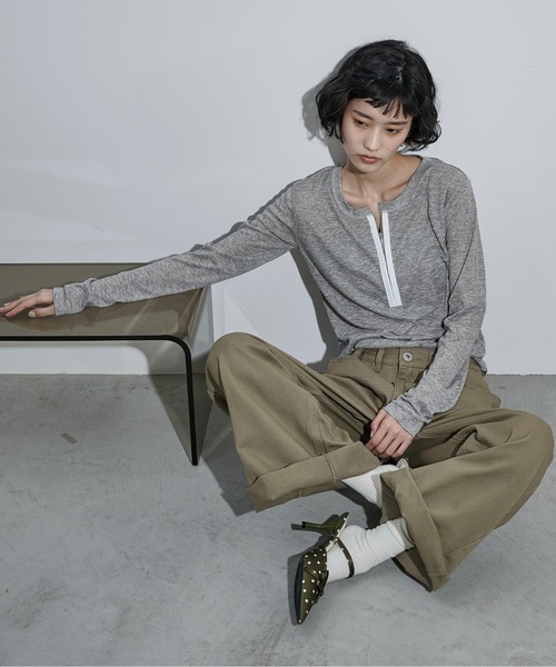 jonnlynx  ヘンリーネック ホック カットソー ジョンリンクス JONNLYNX WOMENS（ジョンリンクス） | オンラインセレクトショップ
