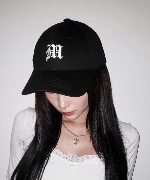 me+em select（ミームセレクト） キャップ 帽子 M LOGO embroidery CAP