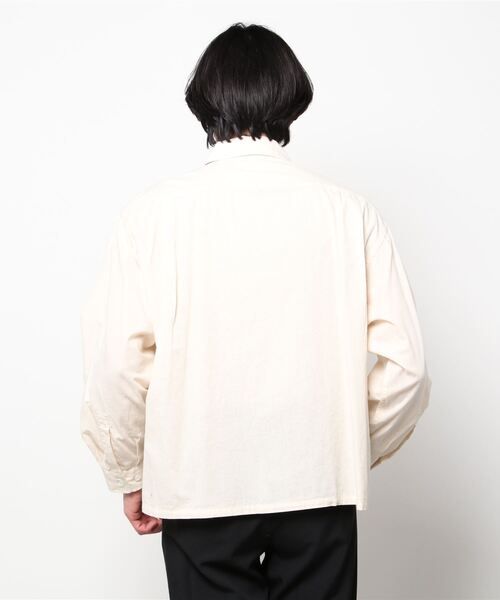 「Steven Alan」 長袖シャツ L コバルトブルー メンズ_画像2