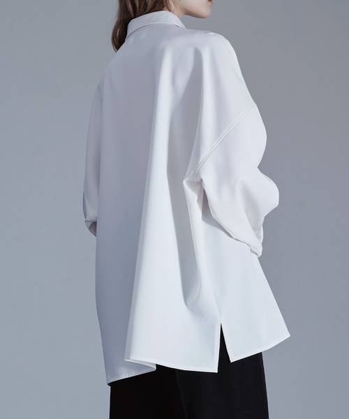 「Loose/ルース」 長袖シャツ S ブラック メンズ_画像7