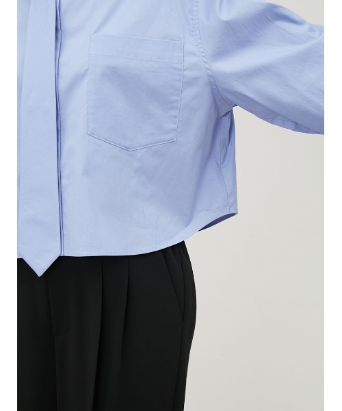 「Mila Owen」 長袖シャツ 0 ホワイト レディース_画像5