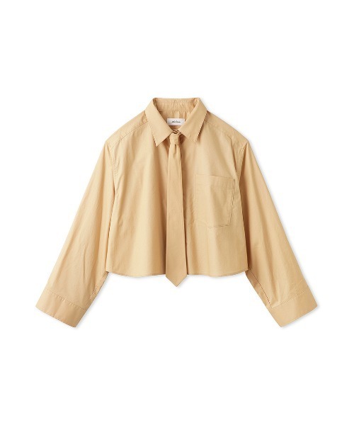 「Mila Owen」 長袖シャツ 0 ホワイト レディース_画像6