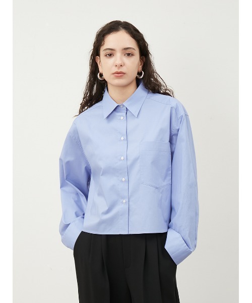 「Mila Owen」 長袖シャツ 0 ホワイト レディース_画像8