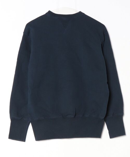 「LOOPWHEELER」 スウェットカットソー SMALL ダークネイビー メンズの画像