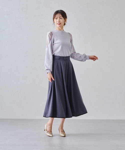 「MISCH MASCH」 ロングスカート S グレー レディース