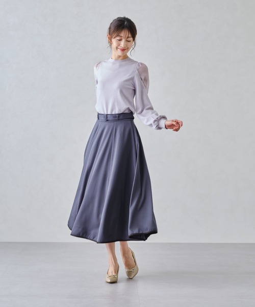 「MISCH MASCH」 ロングスカート S グレー レディース