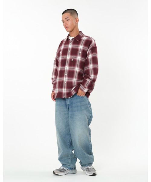 KEBOZ（ケボズ） シャツ OMBRE CHECK SHIRT メンズ : ZOZOTOWN Yahoo