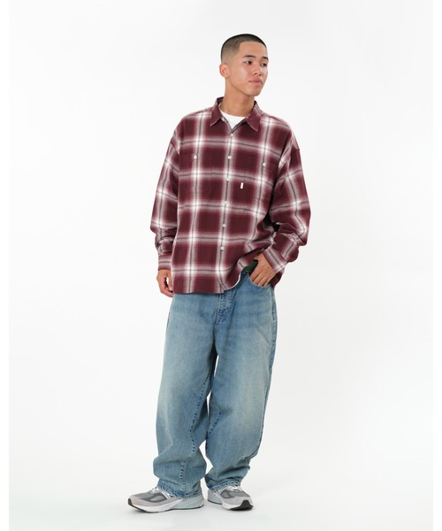 KEBOZ（ケボズ） シャツ OMBRE CHECK SHIRT メンズ : ZOZOTOWN Yahoo