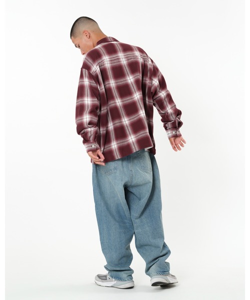 KEBOZ（ケボズ） シャツ OMBRE CHECK SHIRT メンズ : ZOZOTOWN Yahoo