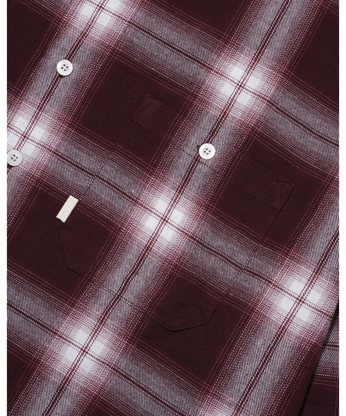 KEBOZ（ケボズ） シャツ OMBRE CHECK SHIRT メンズ : ZOZOTOWN Yahoo