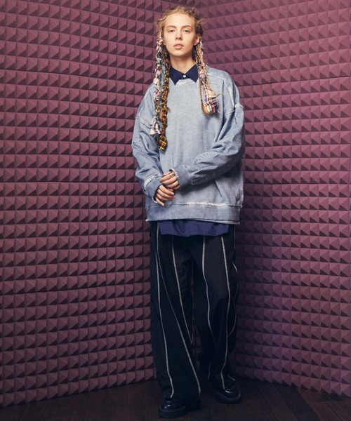 「MAISON SPECIAL」 スウェットカットソー 1 グレイッシュベージュ メンズ_画像2