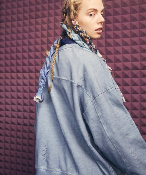 「MAISON SPECIAL」 スウェットカットソー 1 グレイッシュベージュ メンズ_画像3