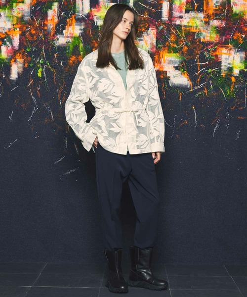 「MAISON SPECIAL」 スウェットカットソー 1 グレイッシュベージュ メンズ_画像8