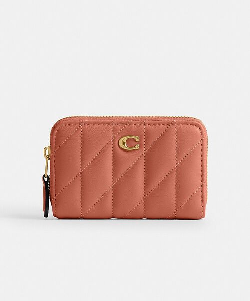 美品 COACH コーチ C6723 スモールジップアラウンドカードケース 1点 イエロー レザー ケース レディース AU1223C COACH - 美品 COACH コーチ C6723 スモールジップアラウンドカード