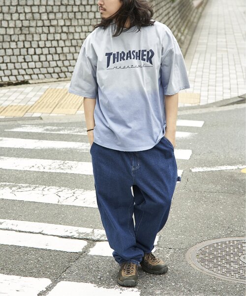 THRASHER（スラッシャー） tシャツ ヴィンテージダメージTシャツ