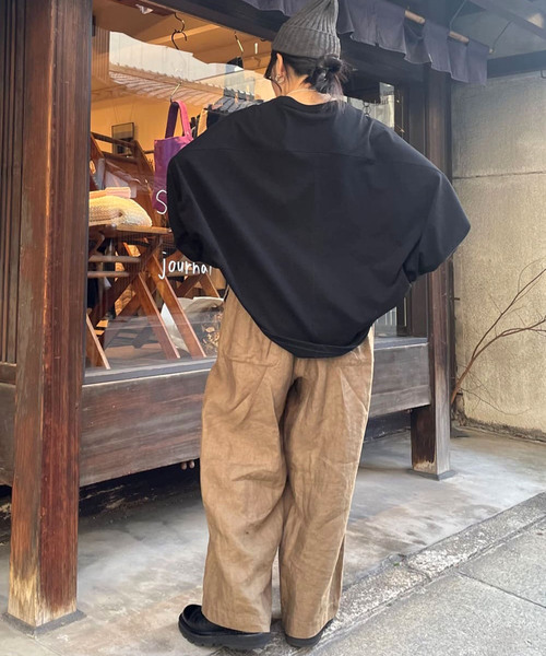 「JOURNAL STANDARD LUXE」 長袖カットソー FREE グレー レディース_画像5