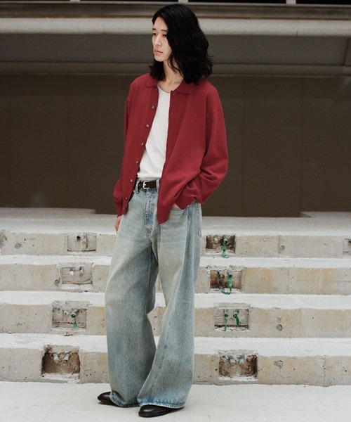 「WYM LIDNM」 デニムパンツ M インディゴブルー メンズ_画像6