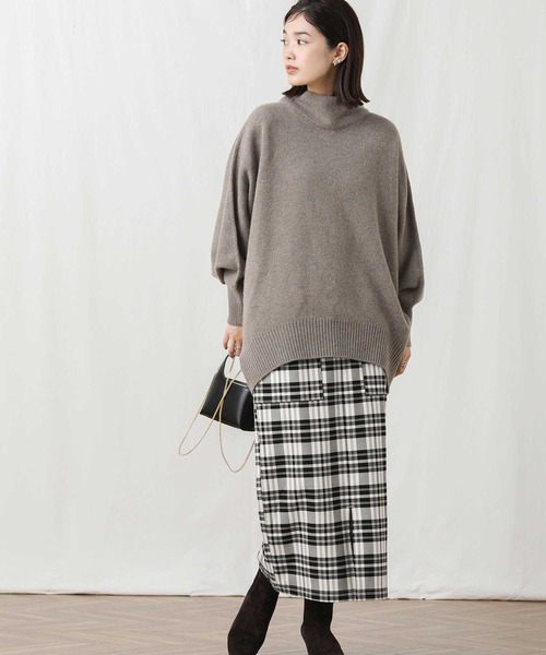 「Gready Brilliant」 長袖ニット FREE モカ レディース_画像3