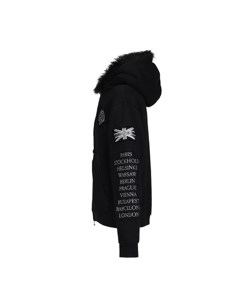 パーカー EUROTRIP PATCHED ZIP HOODIE メンズ レディースの画像
