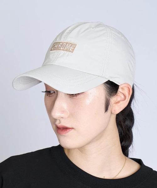 帽子 Chrome white cross cap CHROME（クローム） キャップ 帽子 uvカット 紫外線カット キャップ