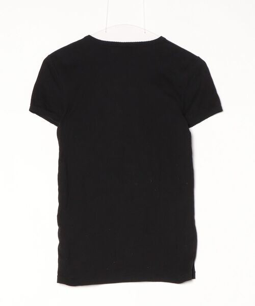 「PETIT BATEAU」 半袖Tシャツ - ブラック レディース_画像2