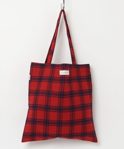 「BEAMS JAPAN」 トートバッグ ONE SIZE レッド レディース_画像2