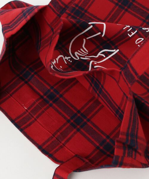 「BEAMS JAPAN」 トートバッグ ONE SIZE レッド レディース_画像4