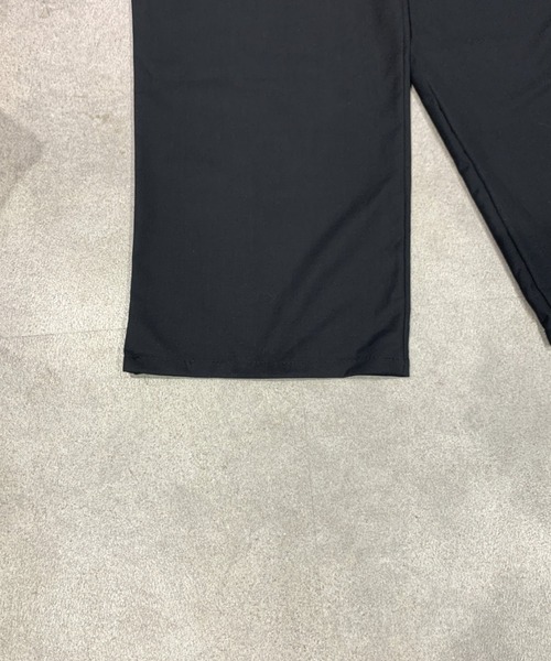 スラックス 「UNISEX」ハイウエスト 深タック ワイドレッグ スラックス