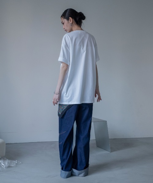 tシャツ スタッズオーバーTシャツ/ユニセックス レディース メンズ