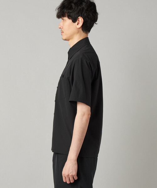 シャツ 「撥水」「COMME CA MEN BLACK」4WAYテック半袖シャツ メンズの画像