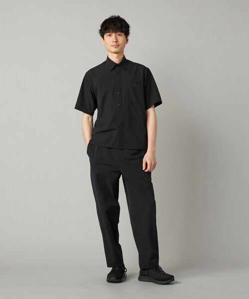 シャツ 「撥水」「COMME CA MEN BLACK」4WAYテック半袖シャツ メンズの画像