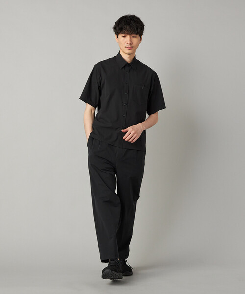 シャツ 「撥水」「COMME CA MEN BLACK」4WAYテック半袖シャツ メンズの画像