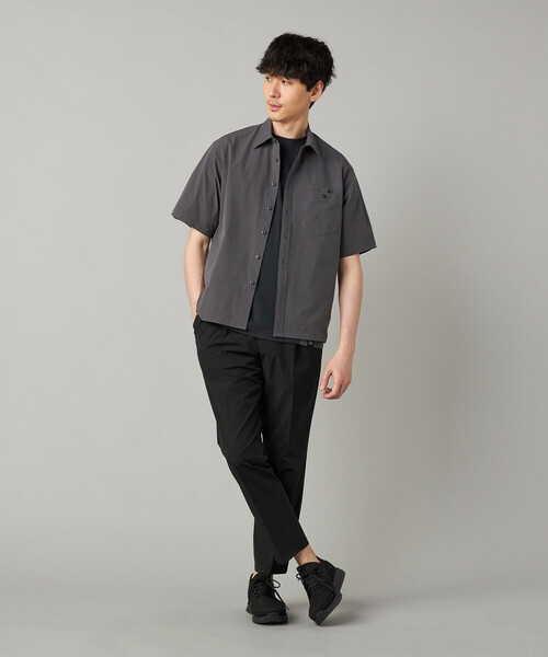 シャツ 「撥水」「COMME CA MEN BLACK」4WAYテック半袖シャツ メンズの画像