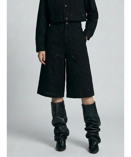 パンツ 「TAJEN:T」COTTON EYELET EMBROIDERY 2WAY PANTS/コットンアイレットエンブロイダリー2WAYパンツ_2